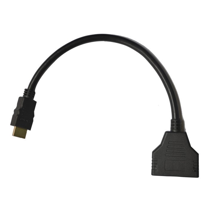 Shenfan HDMI Splitter 1 x 2 Male to Dual HDMI Female Adapter Cable For HDTV Support Use at the Same Time N2