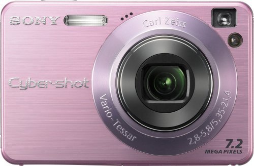 Sony Cybershot DSCW120 7.2MP Digital Camera with 4x Optical Zoom with Super Steady Shot (Silver) N3