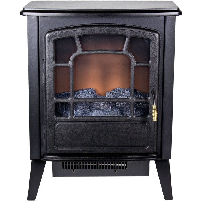 Warm House RSF-10324 Bern Retro-Style Floor Standing Electric Fireplace N2