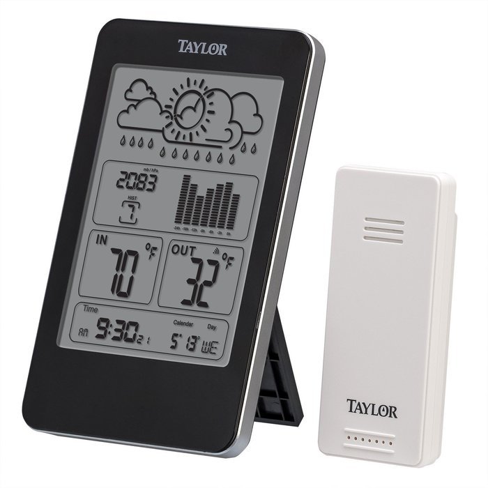 TAYLOR Indoor/outdoor Digital Themometer with Barometer & Timer N2