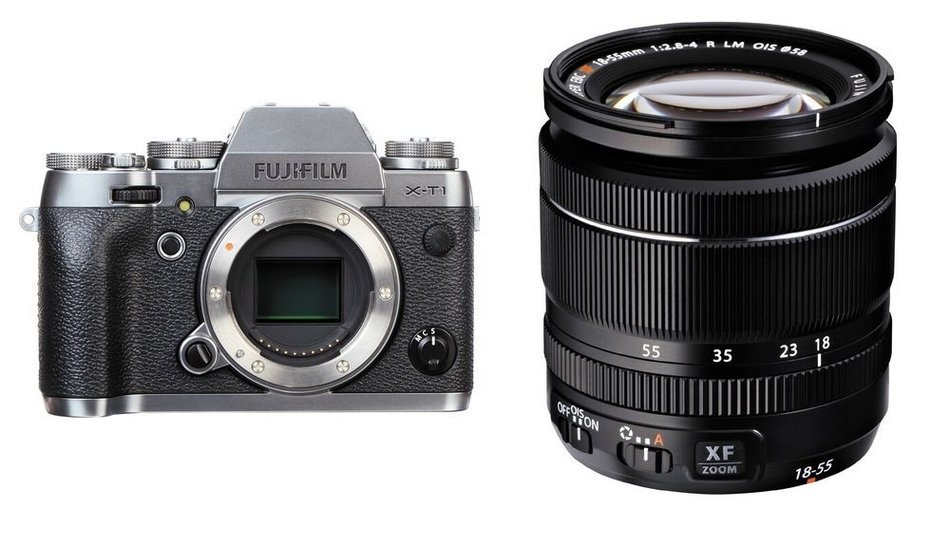 Fujifilm X-T1 Mirrorless Digital Camera with 18-55mm Lens (Graphite Silver)