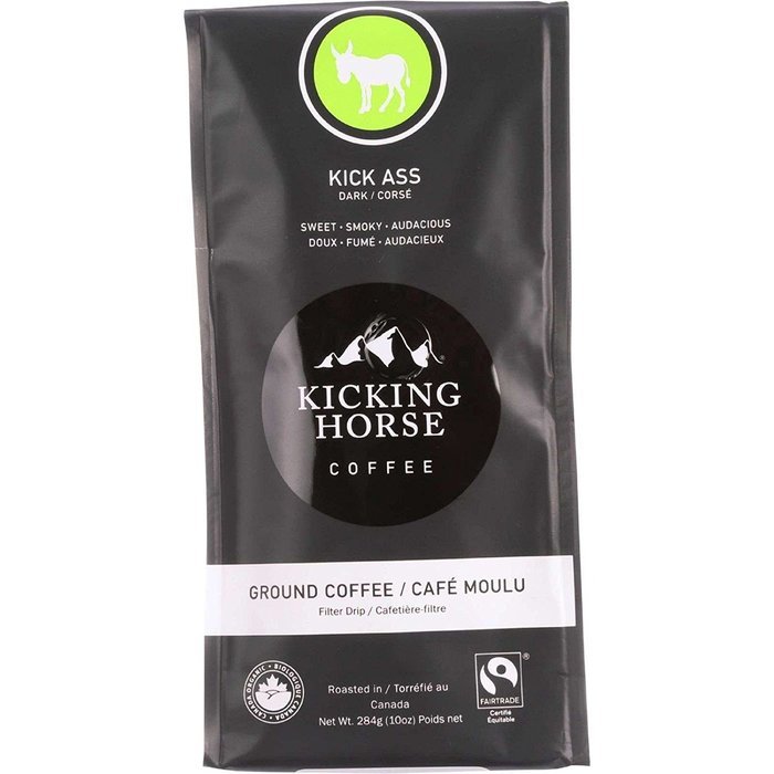 Kicking Horse Coffee, Ground, Kick Ass, 10 Ounce N3