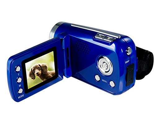 DV139 1.8 Inch TFT Screen 12.0MP Mini HD DV Digital Video Camera 4X Digital Zoom with Microphone (Blue)