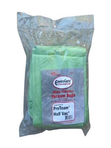 10 Commercial Proteam 106960, 106973 (Closed Collar) Super Half Vac HEPA Model Back pack Tank Vacuum Allergy Bag
