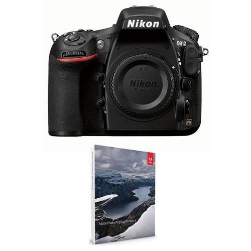 Nikon D810 DSLR Camera Body BUNDLE w/Adobe Photoshop Lightroom 6 #1542 N3