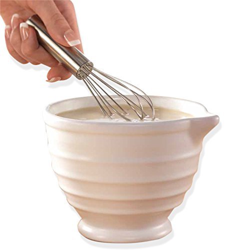 Mixing Bowl & Whisk Set with 4 Recipe Cards