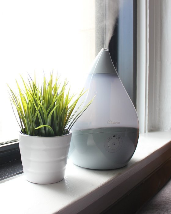 Crane USA TV209644 WHT Humidifier, 0.5 gallon N3