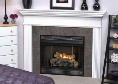 Deluxe Direct Ignition 34 inch Flush Face B-Vent Fireplace-Natural Gas