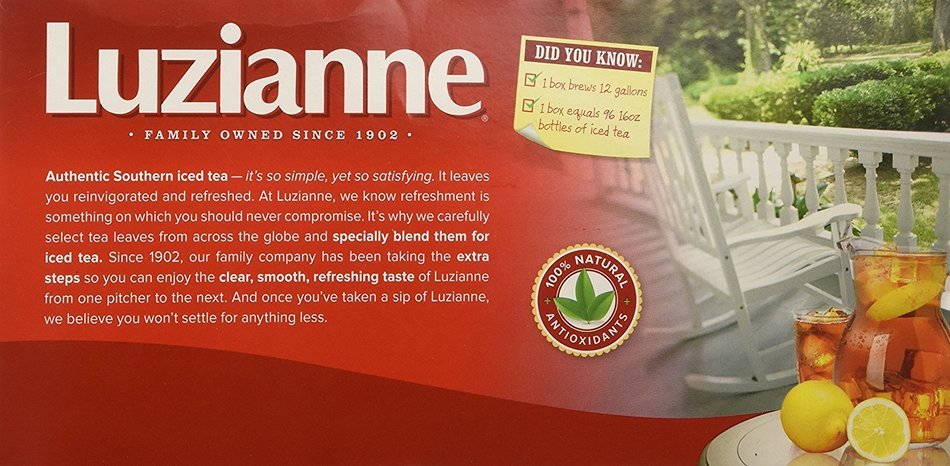 Luzianne Specially Blended Iced Tea, 48 ct