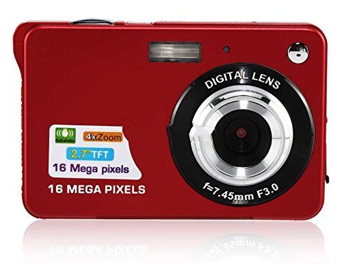 Dc-09 2.7" Tft Lcd Screen Digital Camera With 4X Digital Zoom (Red) Produced by YSK