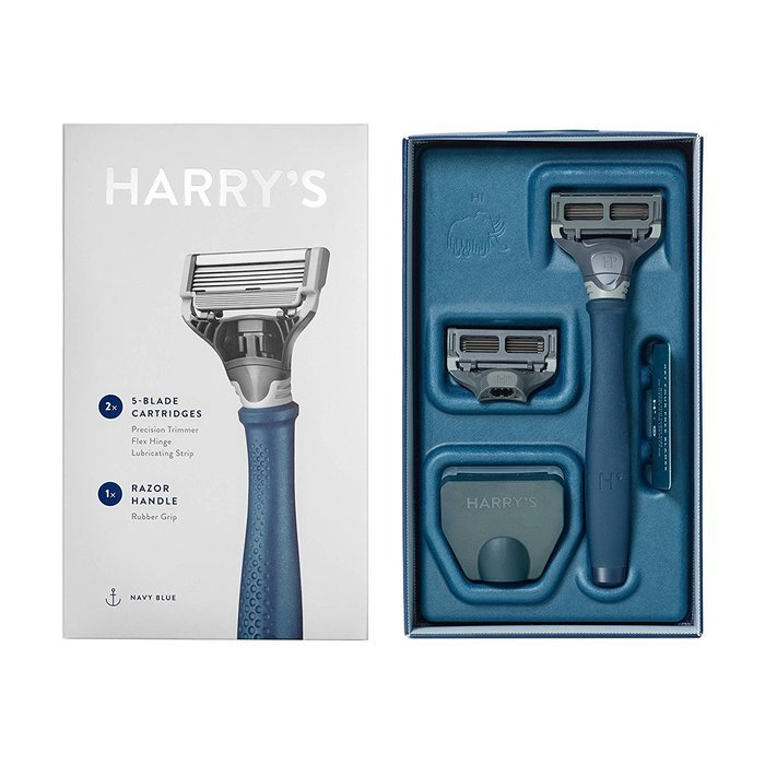 Harry's Men's Razor with 2 Razor Blades Navy Blue N3