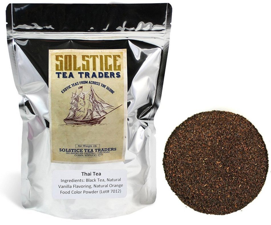 Thai Iced Tea Mix, One Pound Bag, Traditional Thai Iced Tea Powder, All Natural Flavors and Colors, Thai Restaurant... N2