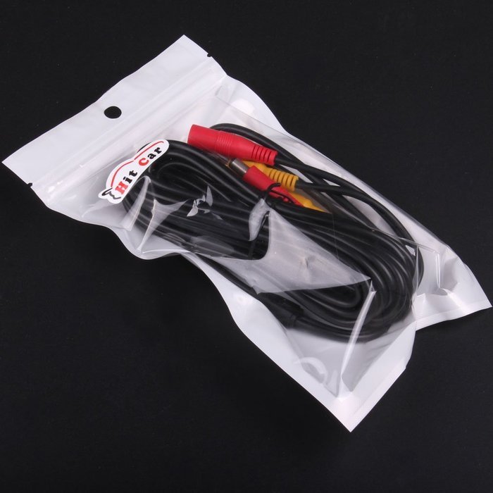 HitCar RCA DC Power Audio Video AV Extension Cable for CCTV Security, Car Tuck Bus Trailer Reverse Parking Camera... N2