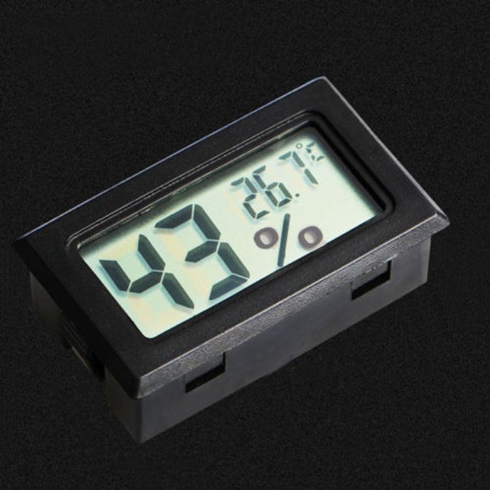Youzee Mini Digital LCD Indoor Temperature Humidity Meter Thermometer Hygrometer N6