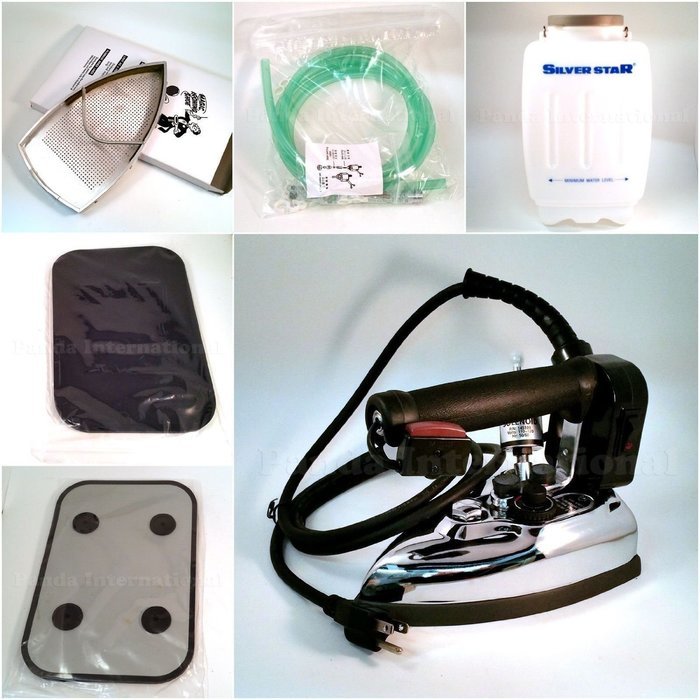 Silver Star Gravity Feed Tailor's Steam Iron