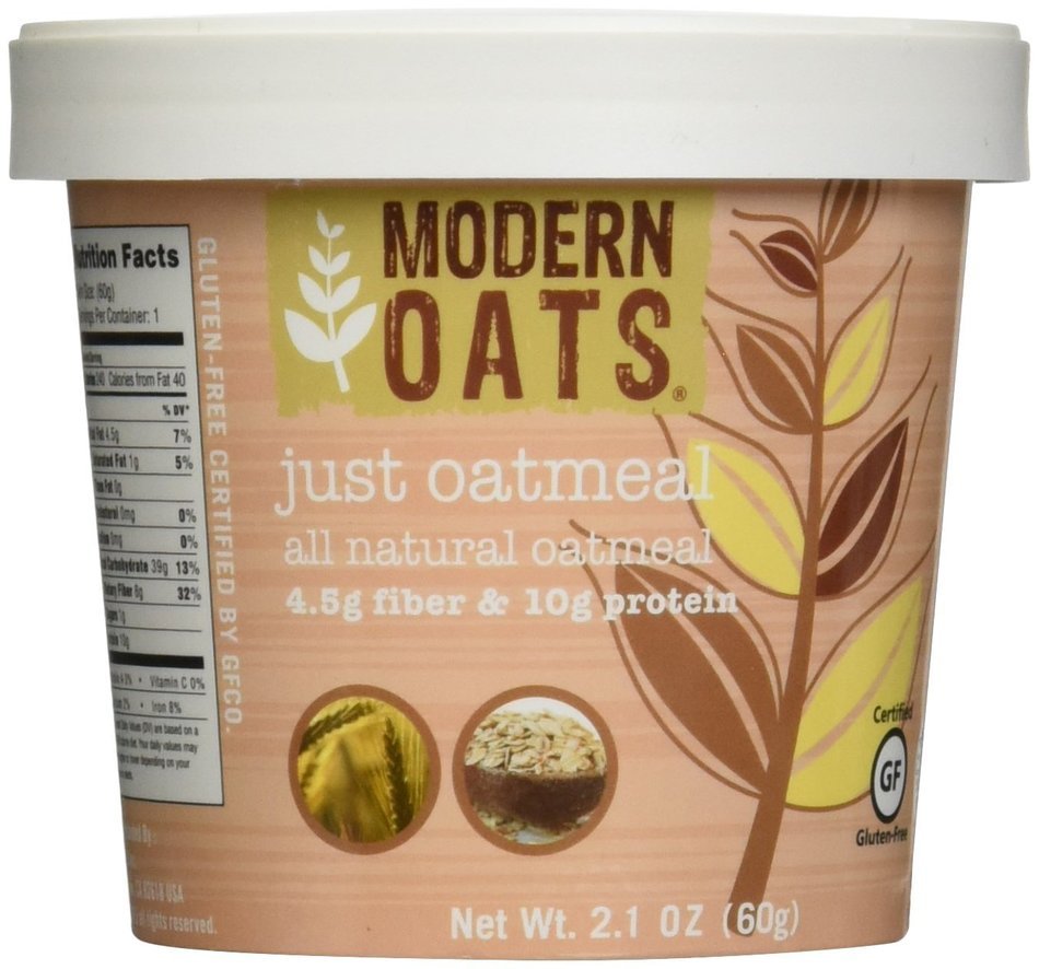 Modern Oats Apple Walnut Oatmeal, 2.6 Ounce (Pack of 12) N51
