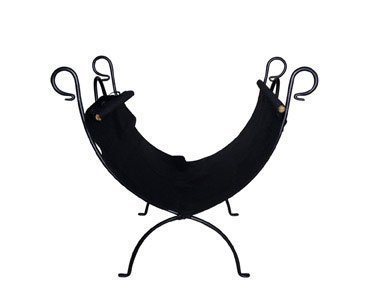 Uniflame Vintage Iron Fireplace Log Rack