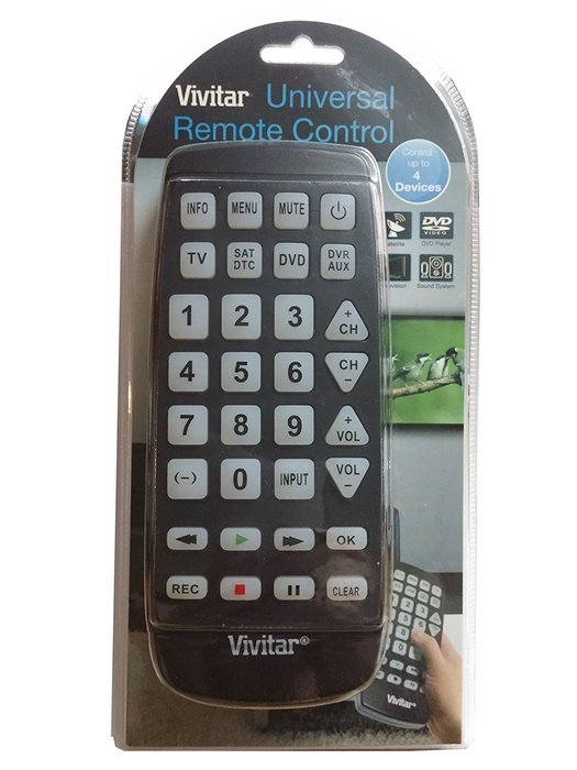 Vivitar Large Universal Remote Control
