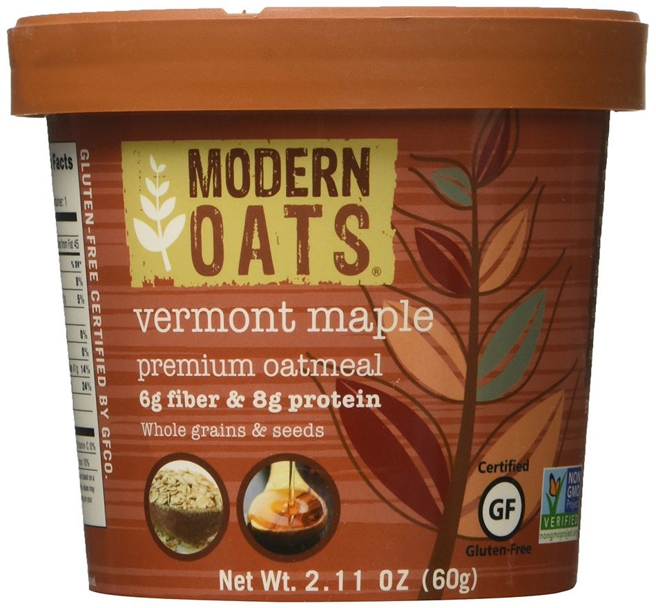 Modern Oats Apple Walnut Oatmeal, 2.6 Ounce (Pack of 12) N56