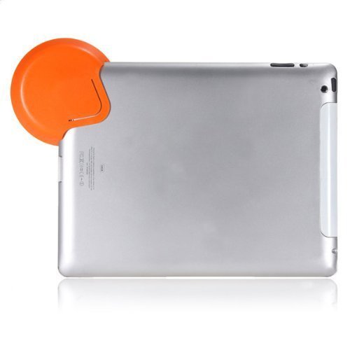 Water & Wood Orange Sound Collector Mini Amplifier Loud Speaker Compatible with iPad 2&3