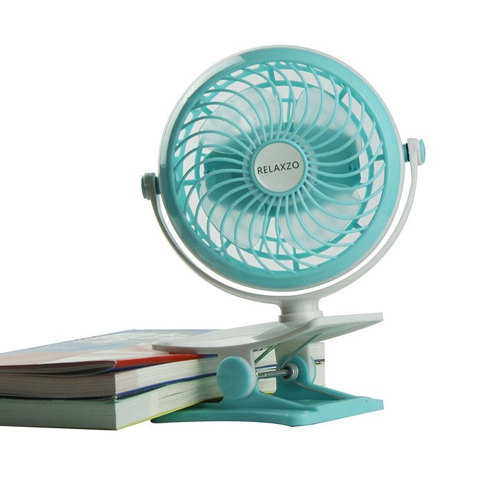 Portable Small Fan with Rechargeable Battery Compact Size Stroller Fan with Clip On Feature Good Fan for Camping... N5