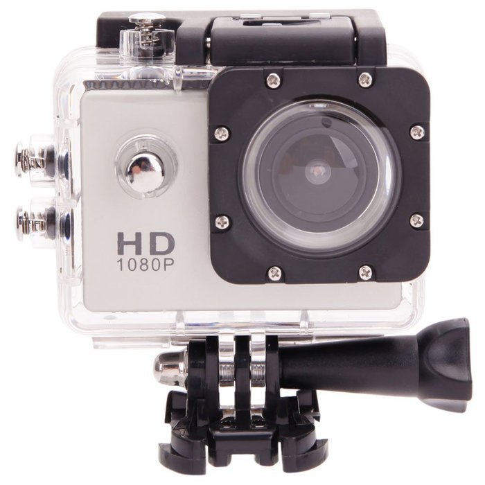 Olymstore 30M Waterproof Full HD 1080P 140-Degree Wide-angle Lens Mini Sports Mini Dv(US Standard) Black N2