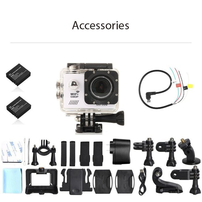 New Style SJ7000 WiFi Diving 30M Full 1080P HD 2.0''LCD Mini Cam for Diving Snorkeling Riding Aerial and other... N2