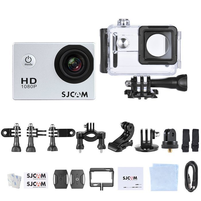 SJCAM SJ4000 2.0" LCD Screen 1080P 30fps Full HD 12MP Waterproof 30M NTK96650 Action Sports Helmet Camera DV 170... N3