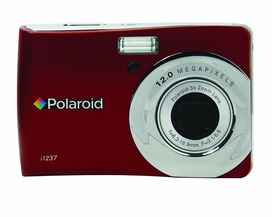 Polaroid CIM-1237R 12 MP Digital Camera with 3x Optical Zoom, Red
