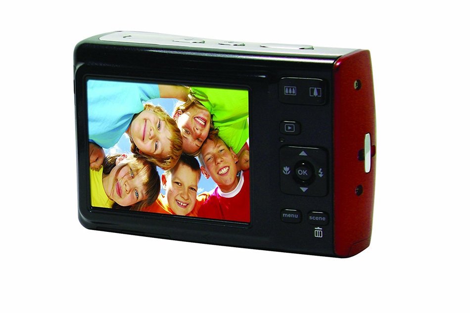 Polaroid CIM-1237R 12 MP Digital Camera with 3x Optical Zoom, Red N2
