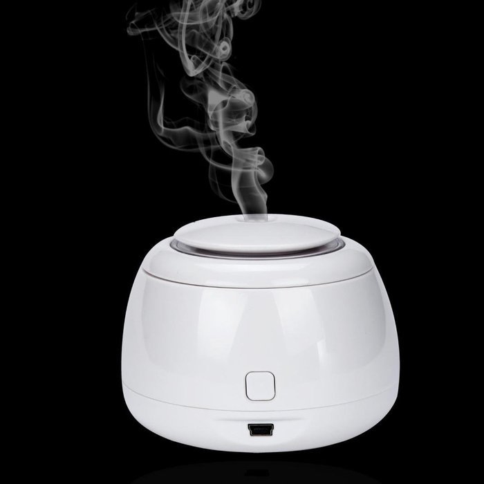 Alonea Home Mini Ultrasonic Aroma LED USB Humidifier Air Diffuser Purifier Atomizer (White) N5
