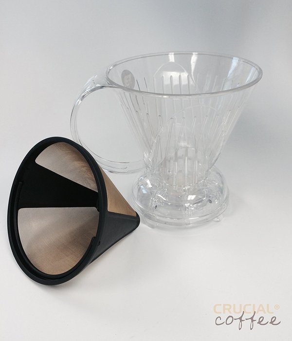 Premium Washable & Reusable Cone Coffee Filter, Fits Clever Coffee Drippers & Durable Pour Over Gooseneck Kettle... N5