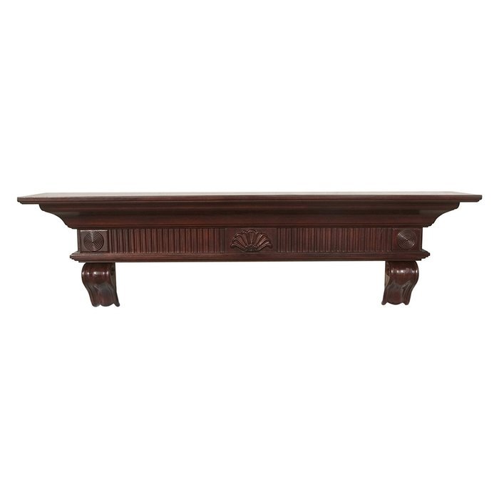 Pearl Mantels Devonshire Traditional Fireplace Mantel Shelf N5