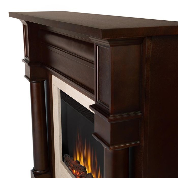 Real Flame Berkeley Electric Fireplace in Dark Walnut-7810E-DW N4