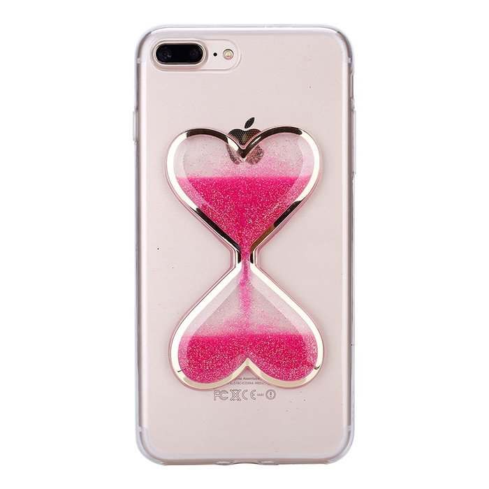 iPhone 7 Plus Case,Phezen Bling Glitter Soft Gel Clear TPU Case for iPhone 7 Plus,Glow in the Dark Luminous Heart... N8