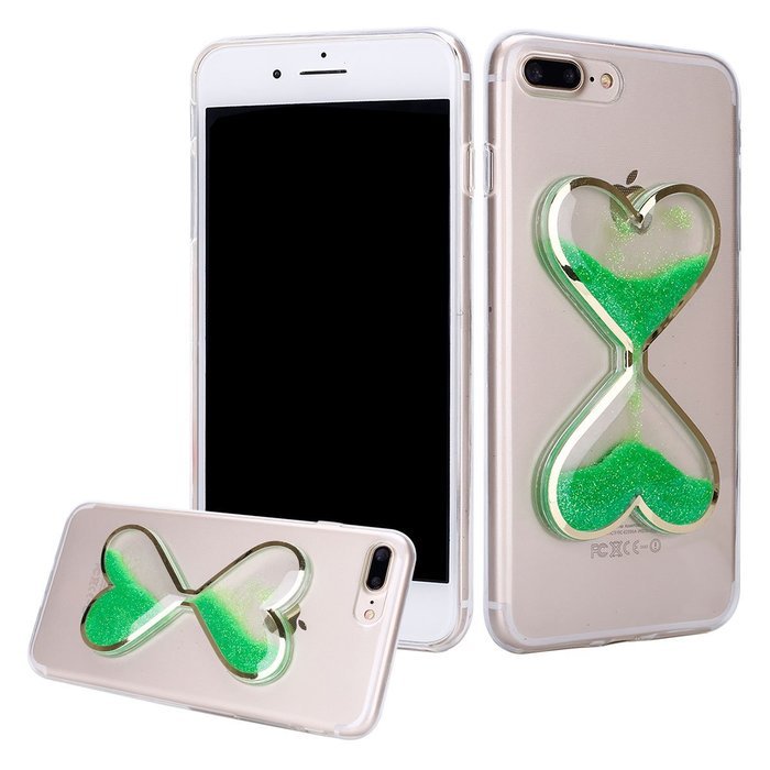 iPhone 7 Plus Case,Phezen Bling Glitter Soft Gel Clear TPU Case for iPhone 7 Plus,Glow in the Dark Luminous Heart... N9