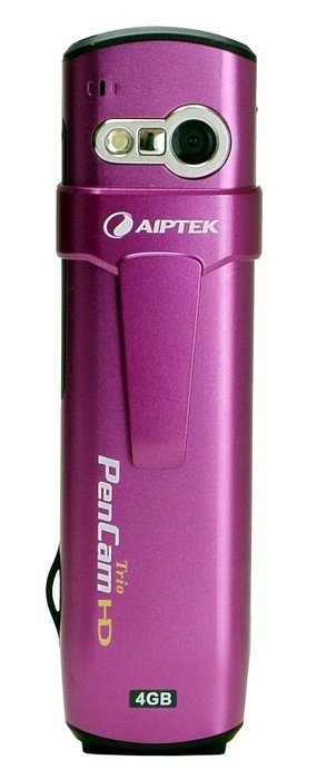 Aiptek PenCam Trio HD 4 GB Camcorder Value Pack (Purple) (Discontinued by Manufacturer)
