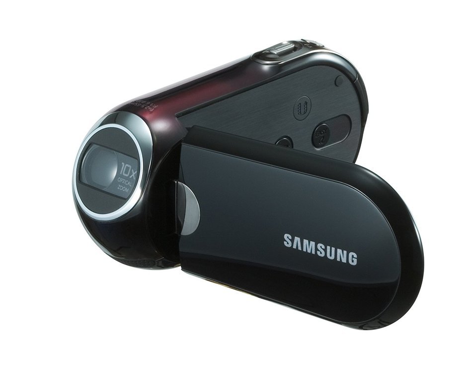 Samsung SMX-C10 Touch of Color Camcorder with 10x Optical Zoom (Red) (Discontinued by Manufacturer)