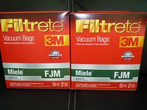 Miele FJM Synthetic Bags and Filters, 10 Bags and 4 Filters Per Pack