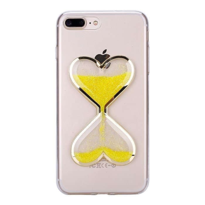 iPhone 7 Plus Case,Phezen Bling Glitter Soft Gel Clear TPU Case for iPhone 7 Plus,Glow in the Dark Luminous Heart... N21