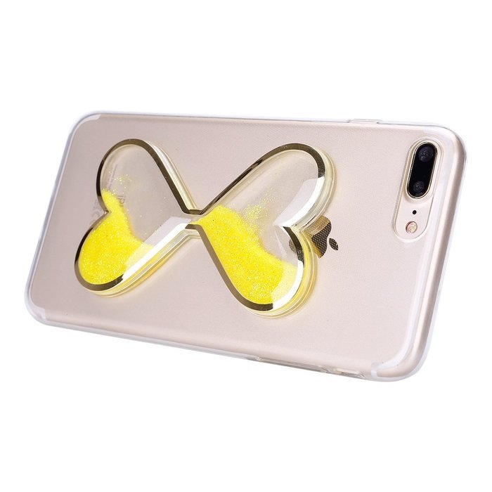 iPhone 7 Plus Case,Phezen Bling Glitter Soft Gel Clear TPU Case for iPhone 7 Plus,Glow in the Dark Luminous Heart... N22