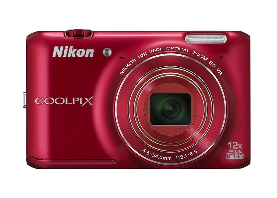 Nikon Digital Camera COOLPIX S6400 Red S6400RD [International Version, No Warranty] N2