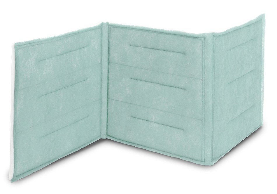 Filtration Group 15361 M-3 Link Air Filter, Synthetic Polyester Media, Green/White, 8 MERV, 2 Panels, 24" Height...