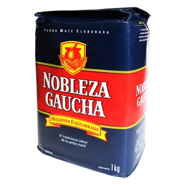 Yerba Mate Tea Nobleza Gaucha - One 2.2 LBs Bag