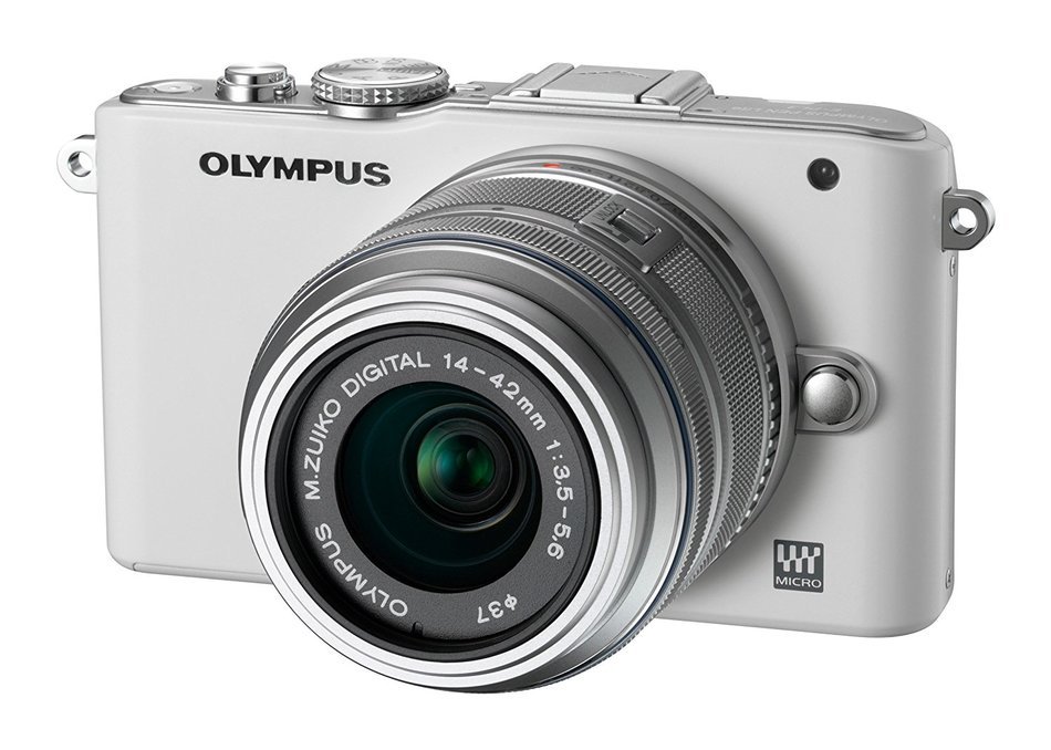 Olympus PEN E-PL3 14-42mm 12.3 MP Mirrorless Digital Camera with CMOS Sensor and 3x Optical Zoom (White) - International...