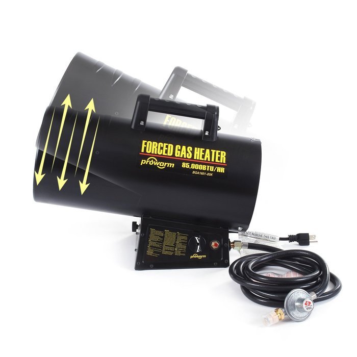 PROWARM Portable Propane Forced Air Heater 50000-85000BTU