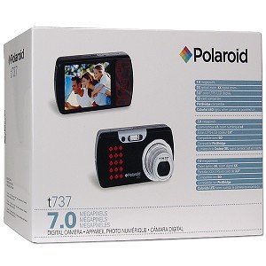 Polaroid T737 7MP 3x Optical/4x Digital Zoom Camera (Black) N2