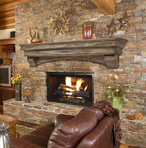 Pearl Mantels 497-60-10 Celeste Dune 60" Mantel Shelf N4