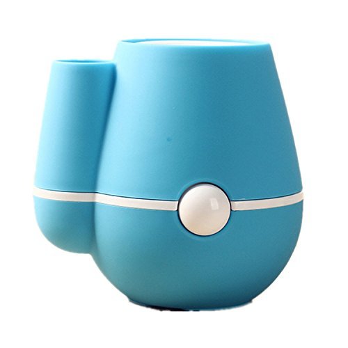 BuyHere USB Powered Vase-shape Humidifier, Rose Red N6