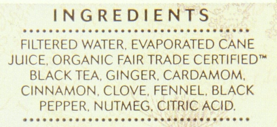 Third Street Chai, Authentic Chai, 32-Ounce Plastic Bottles (Pack of 6) N6